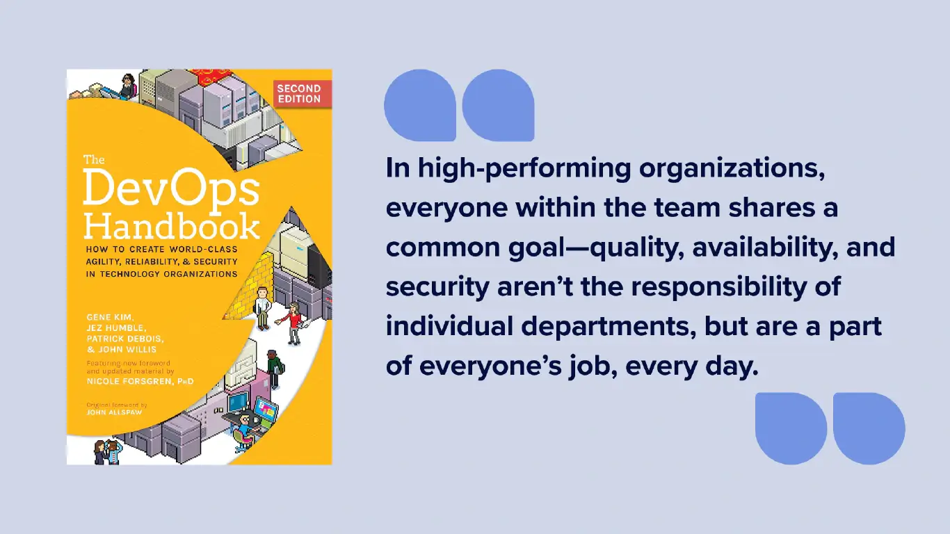 the devops handbook book quote