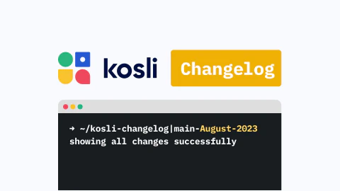 Kosli Changelog - August 2023 main image