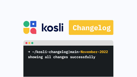 Kosli Changelog - November 2022 main image