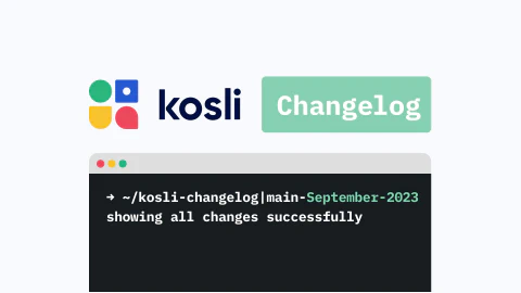 Kosli Changelog - September 2023 main image