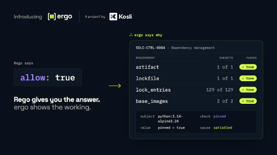 Introducing Ergo: explainable policies on OPA