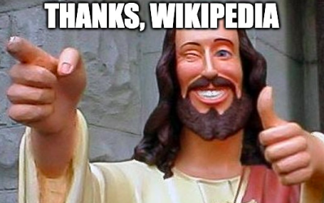 thanks wikipedia meme