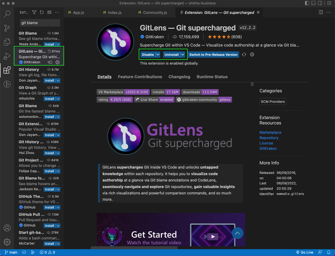 Git Blame In Vs Code The Top Extensions