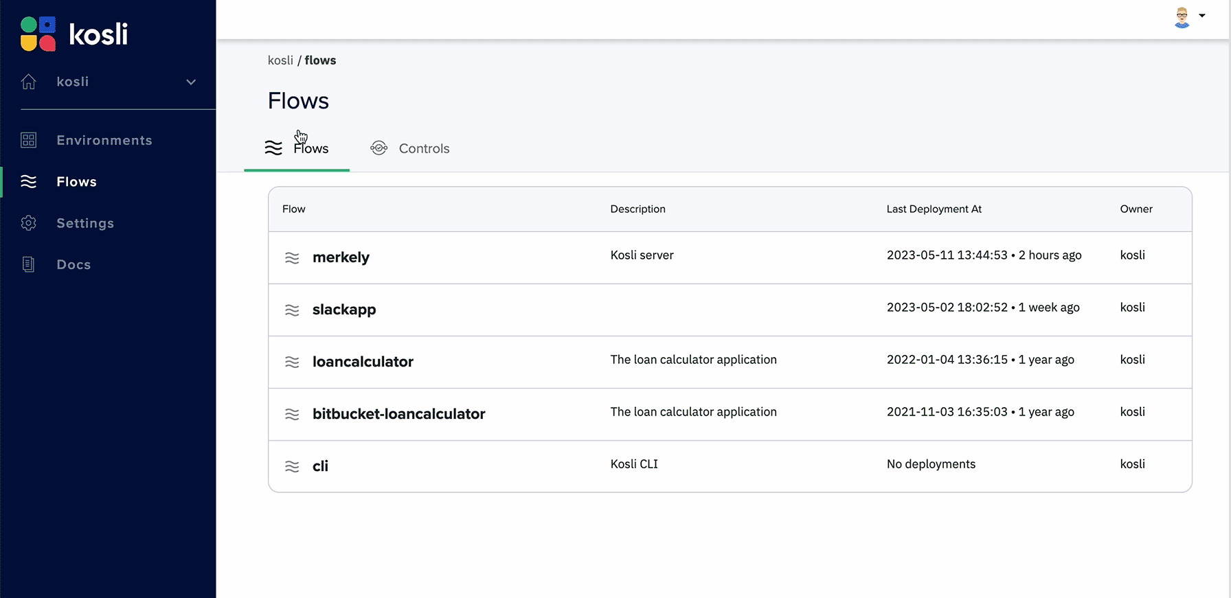 Continuous Compliance vault screenshot