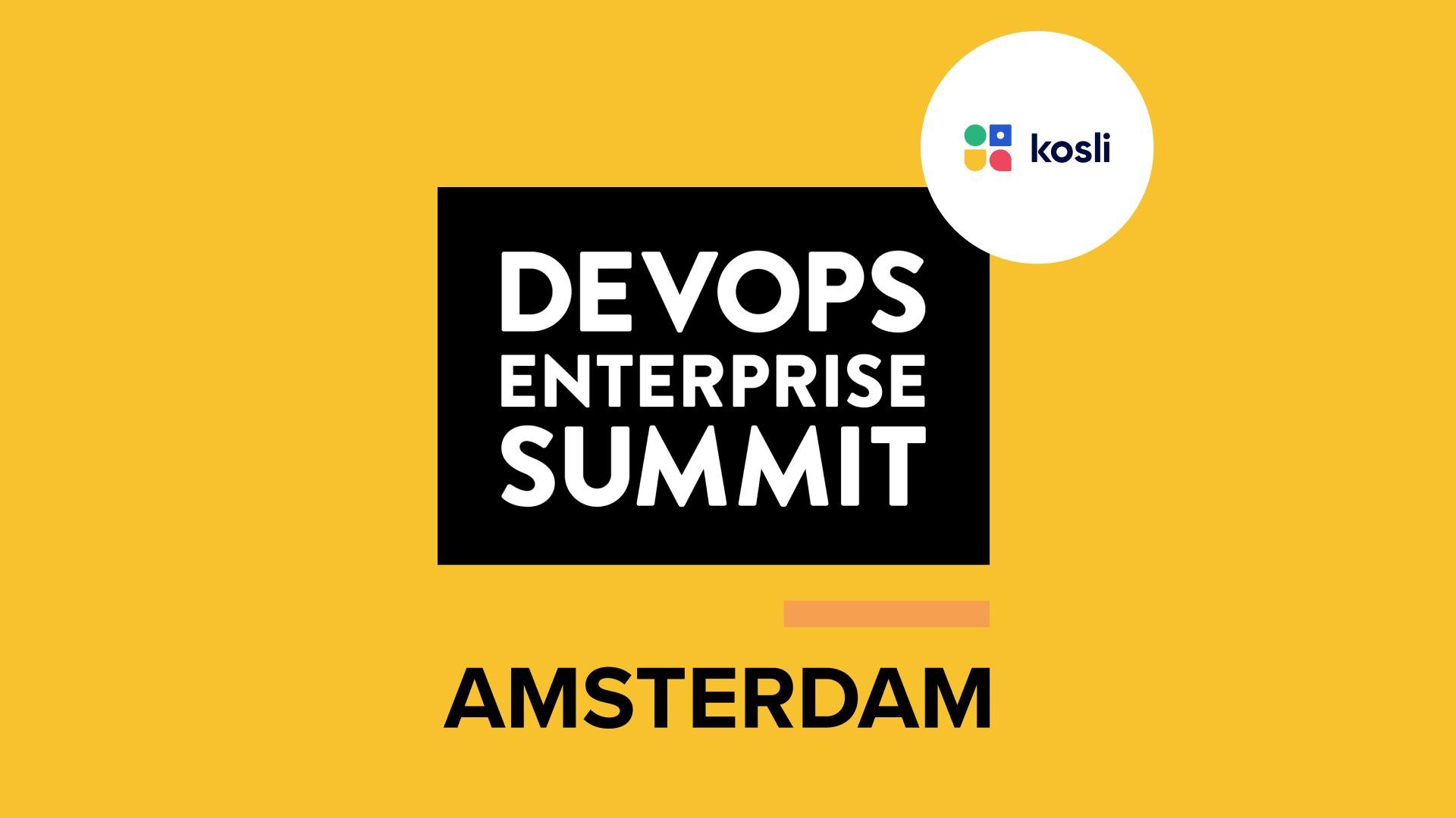 DevOps Summit Amsterdam 2023 - Kosli Sponsor